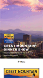 Mobile Screenshot of crestmountaindinnershow.com